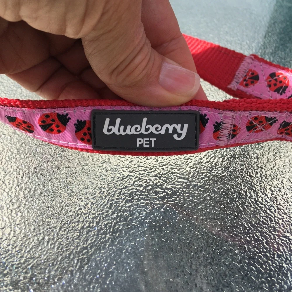 Blueberry Pet Ladybug Dog Harness - Pink and Red NWOT - Chest = 26”